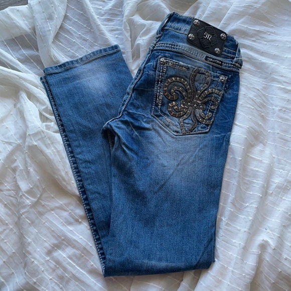 Miss Me Jeans Straight- JE6048T8R - Picture 1 of 5